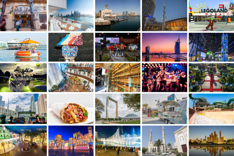 Photo stops at iconic Dubai attractions