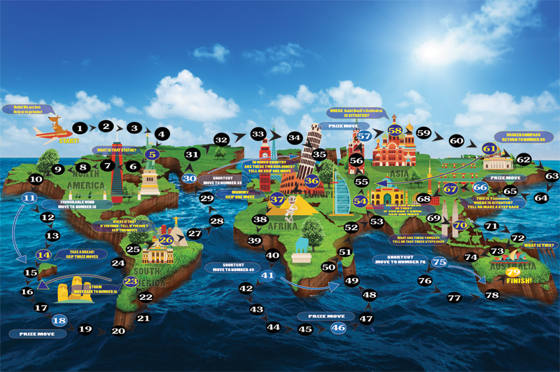 Travel the World Board Game